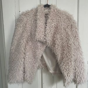Faux Fur Sherpa Jacket